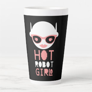 Tasse Latte Fille robot chaude
