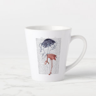 Tasse Latte Flamant rose et parasol