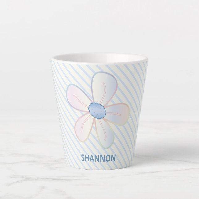 Tasse Latte Fleur asiatique (Devant)