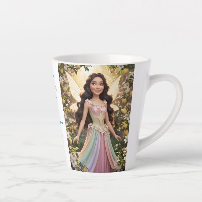 Tasse Latte Fleur de coing (Droite)