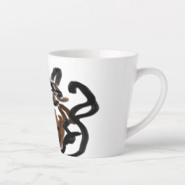 Tasse Latte Fleur de soleil de chat