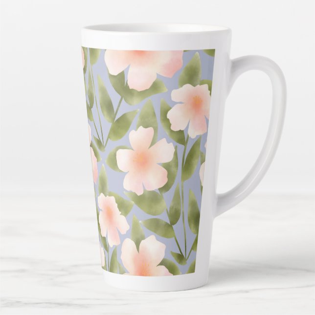 Tasse Latte Fleur délice (Droite)
