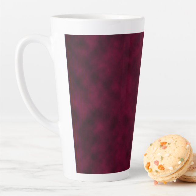 Tasse Latte Fleur Écrasée (En situation)