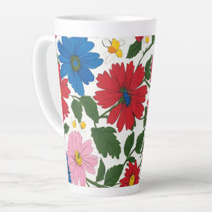 Tasse Latte Fleur grand