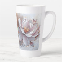 Fleur peinte en 3 dimensions élégante