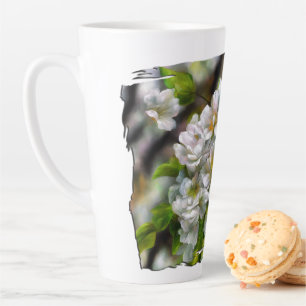 Tasse Latte Fleurs d'Apple
