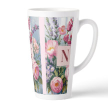 Fleurs de Lavande Rose Aquarelle Moderne