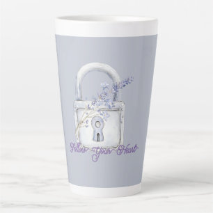 Tasse Latte Fleurs de Lavande Verrou
