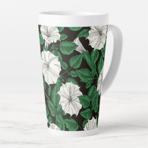 Tasse Latte Fleurs de lune 2