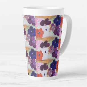 Tasse Latte Fleurs de printemps de l'anémone