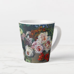 Tasse Latte Fleurs de printemps Monet