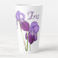 Fleurs de printemps violettes personnalisables Iri