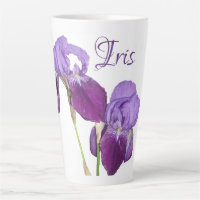 Fleurs de printemps violettes personnalisables Iri