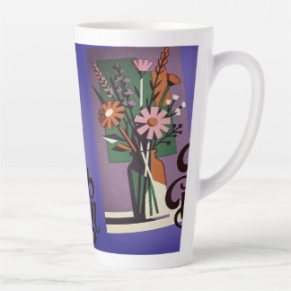 Tasse Latte Floral
