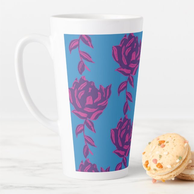 Tasse Latte Flore ordinaire (En situation)