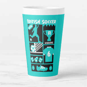 Tasse Latte Football britannique