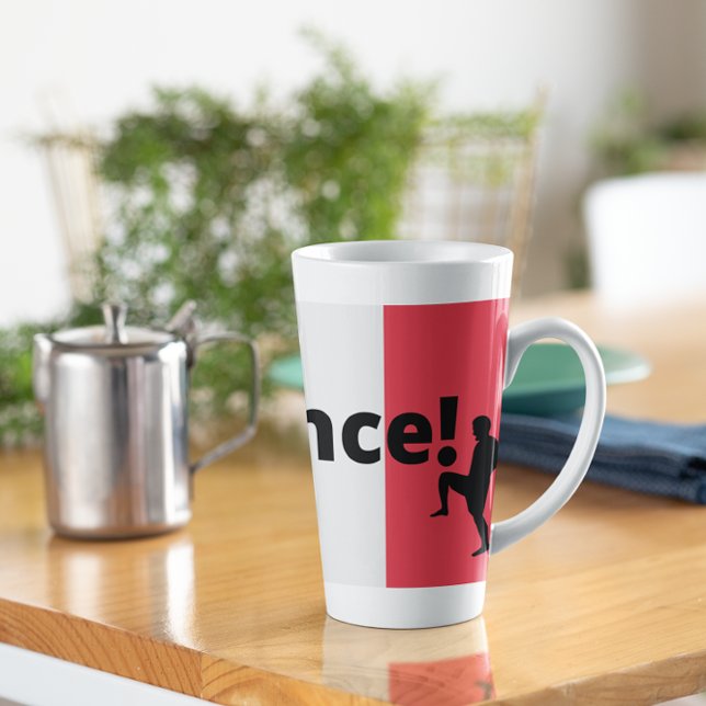 Tasse Latte Football français (Créateur téléchargé)