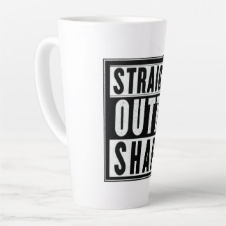 Tasse Latte Forme extérieure droite