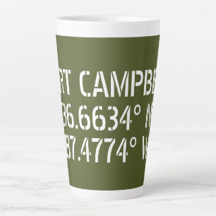 Tasse Latte Fort Campbell Latitude Longitude