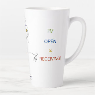 Tasse Latte 'Frannie' - Ouvert à la réception de latte