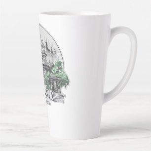 Tasse Latte Fresno City California USA