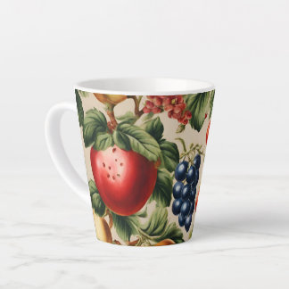 Tasse Latte Fruits et Fleurs du Luxe Jardin Italien