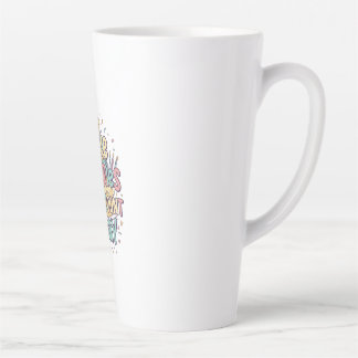 Tasse Latte Funny Birthday Cake - Calories Don't Count Today