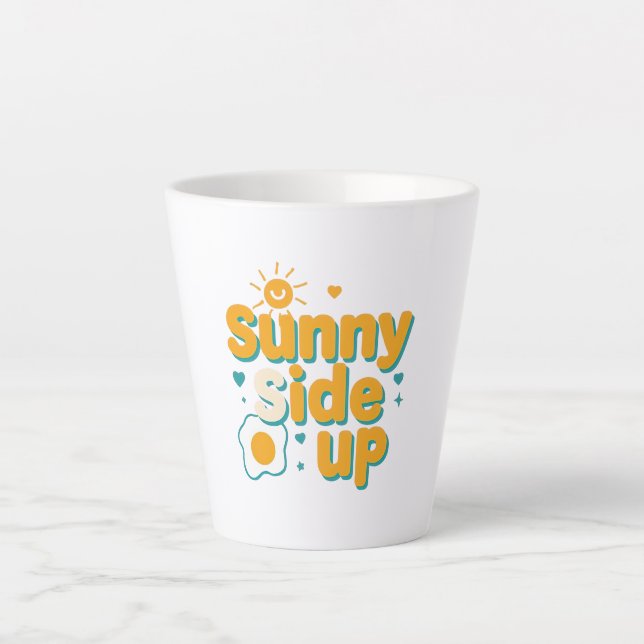 Tasse Latte Funny Breakfast Foodie Quote (Devant)