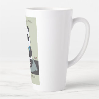 Tasse Latte Funny Custom Sarcastic Panda Opinion Coworker Gift