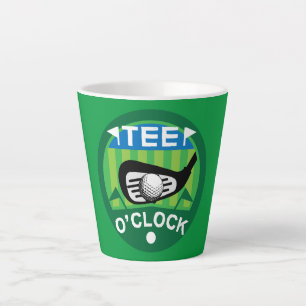 Tasse Latte Funny Femme Golfers Pros Fanatics de golf