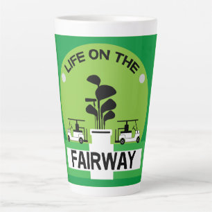 Tasse Latte Funny Golfing Pros Golfing Fanatics Sports