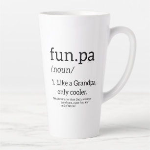 Tasse Latte Funpa Comme Un Grand-Père Seulement Glacière