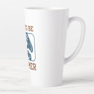 Tasse Latte Gamer Gift Né Pour Être Un Joueur