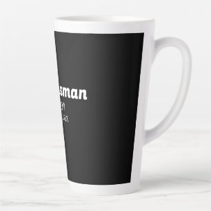 Tasse Latte garçon d'honneur enterrement de vie de jeune fille