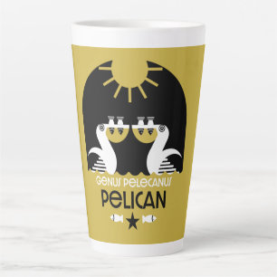 Tasse Latte Genus Pelecanus Bird Art