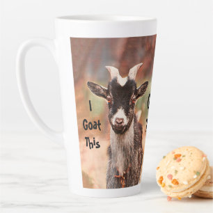 Tasse Latte Goat Cute Drôle Je Vais Ça