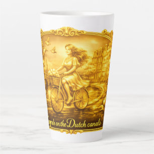 Tasse Latte GoldAmsterdam Flottant Minimaliste RomantiqueÉléga