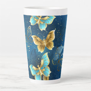 Tasse Latte Golden butterflies