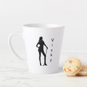 Tasse Latte Golf féminin personnalisé