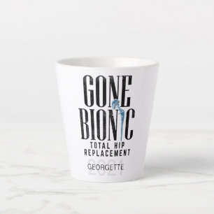 Tasse Latte Gone Bionic Hip Remplacement Celebration Personnal