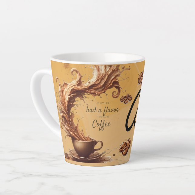 Tasse Latte good morning coffee (Angle gauche)