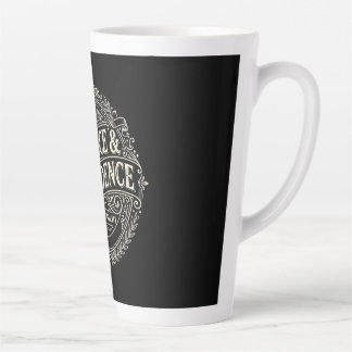 Tasse Latte Grâce et Confiance Élégante Esthétique Fille