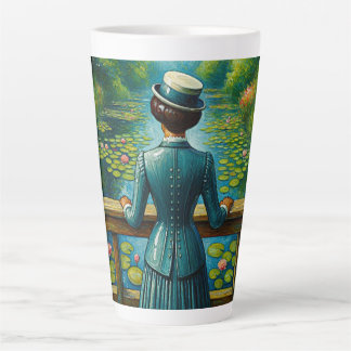 Tasse Latte Grâce victorienne au bord de l'eau