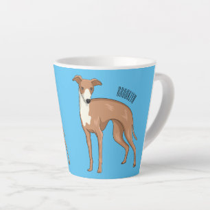 Tasse Latte Greyhound dog