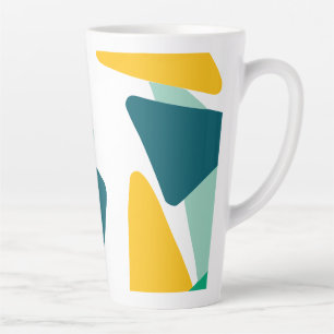Tasse Latte Gribouillis de triangle 45
