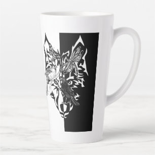 Tasse Latte Guides Animaux 6" de hauteur