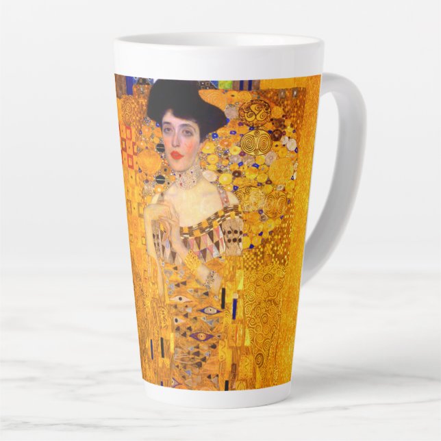 Tasse Latte Gustav Klimt Portrait d'Adele Bloch Bauer (Angle droit)