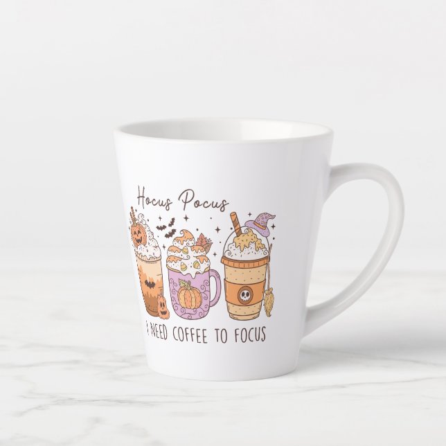 Tasse Latte Halloween et café (Droite)