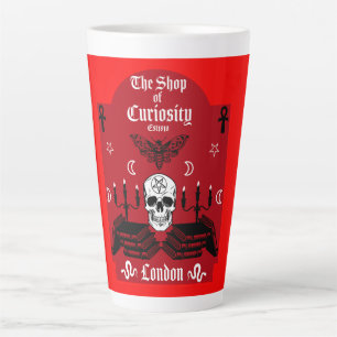 Tasse Latte Halloween gothique sorcier punk