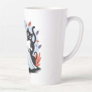 Tasse Latte Halloween Night Prowl